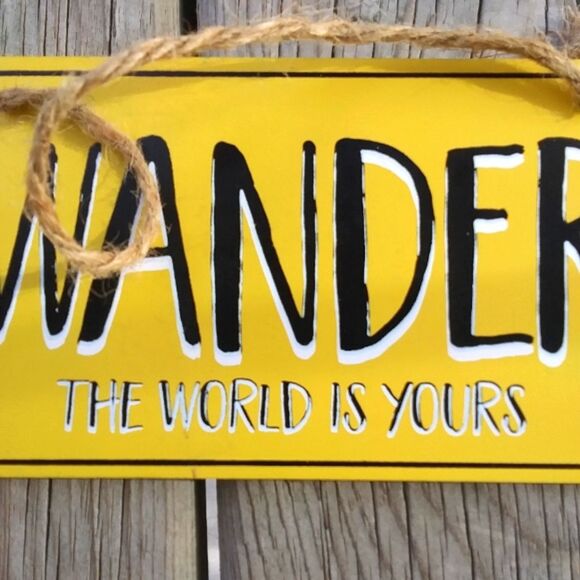 Wall Decor Inspirational Artsy Bundle (3) Create Wander For Creative Tra… - Picture 4 of 8